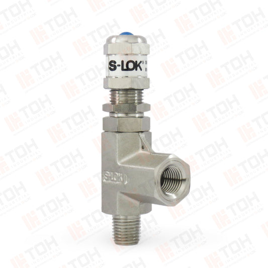 Válvula de Relevo (Alivio) en A Inox S316 1/4" Macho-Hembra NPT Roscada