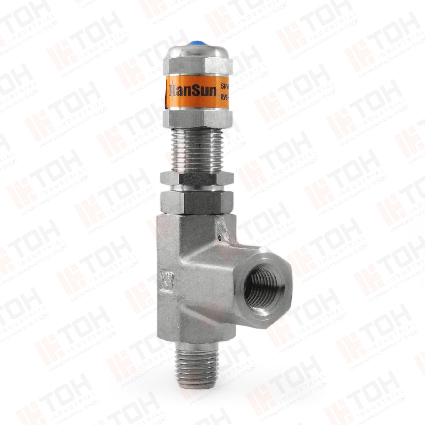 Válvula de Relevo (Alivio) 1/4" Macho-Hembra NPT Roscada