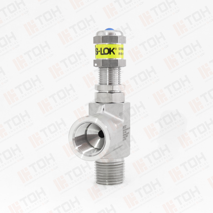 Válvula de Relevo (Alivio) 1/2" Macho-Hembra NPT Roscada (6,000 psi)