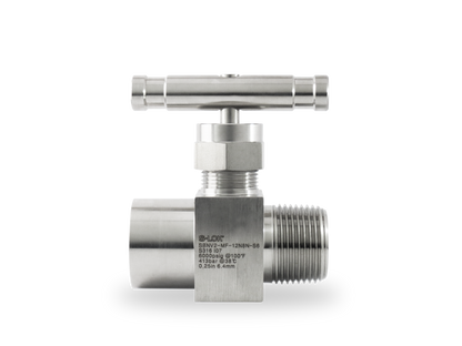 Válvula de Aguja A Inox S316 3/4" Macho x 1/2 Hembra Roscada NPT