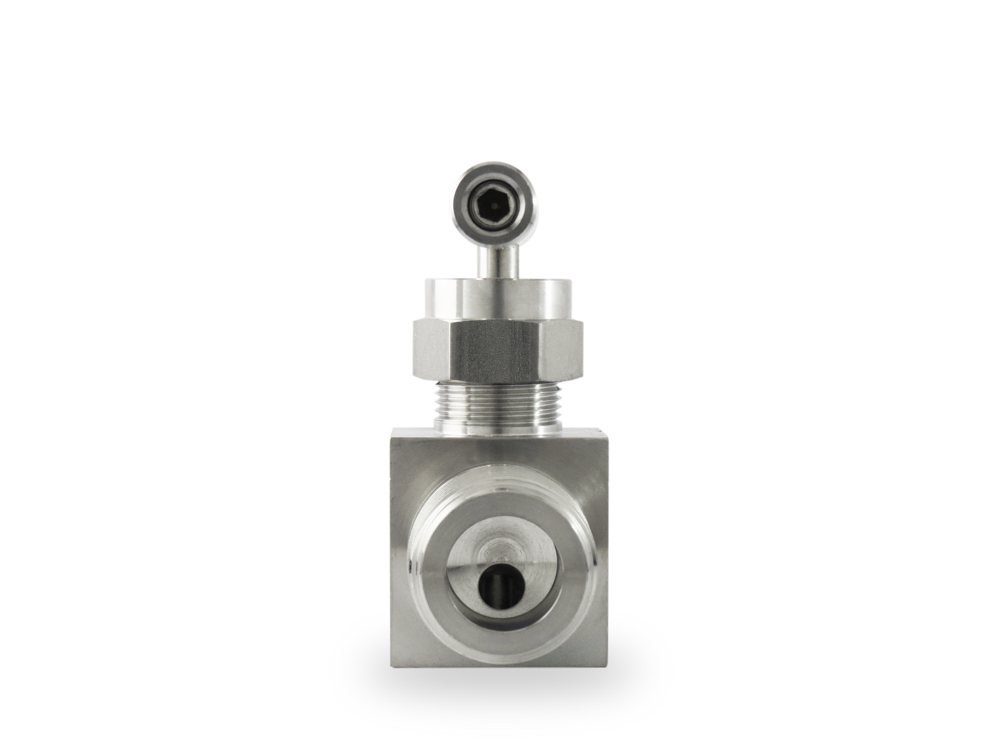 Válvula de Aguja A Inox S316 3/4" Macho x 1/2 Hembra Roscada NPT
