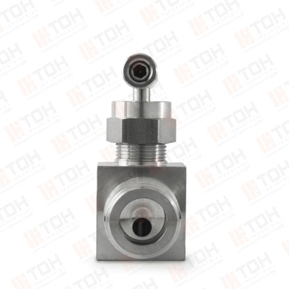 Válvula de Aguja 3/4" Macho x 1/2" Hembra Roscada NPT