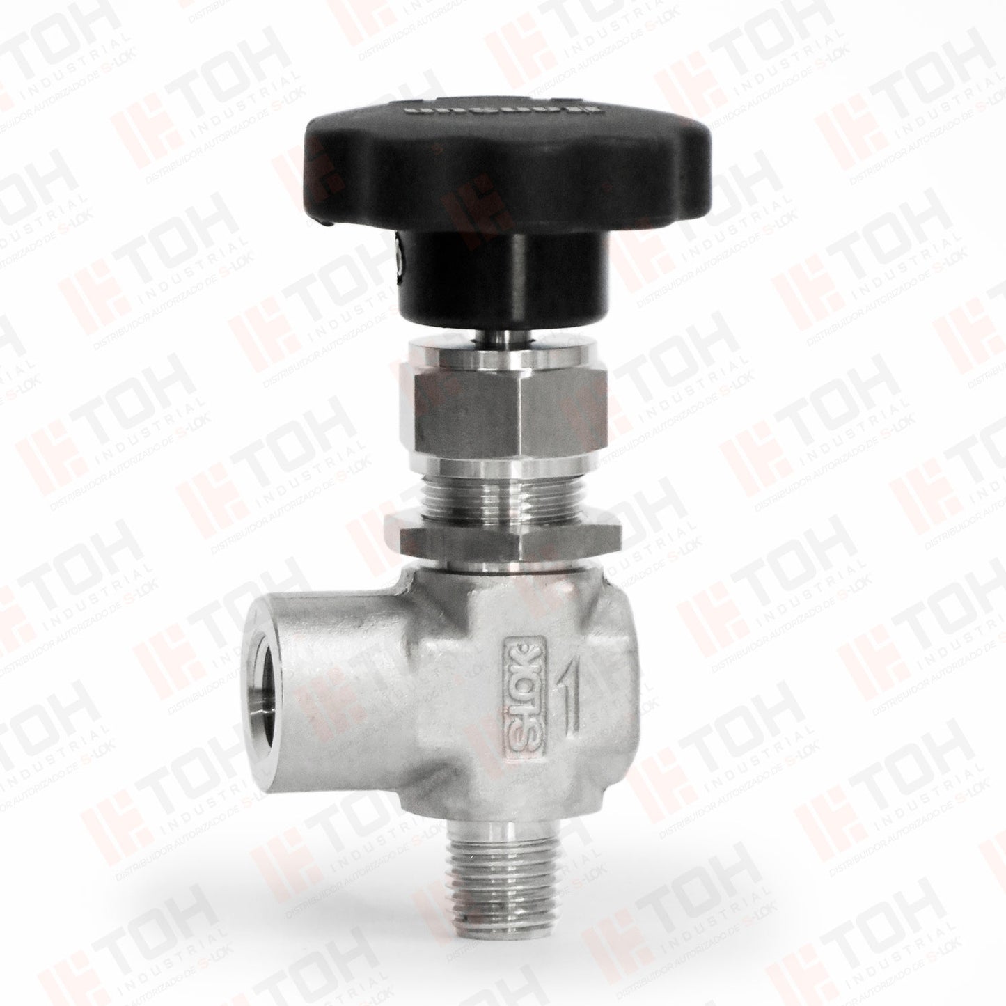 Válvula de Aguja Angular Forjada 1/4" Hembra-Macho