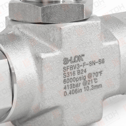Válvula Bola 1/2 NPT (6000 psi)