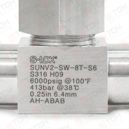Válvula de Aguja 1/2" OD SW-Socket Weld
