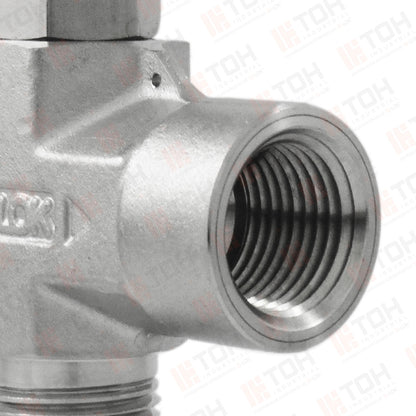 Válvula de Relevo (Alivio) 1/2" Macho-Hembra NPT Roscada