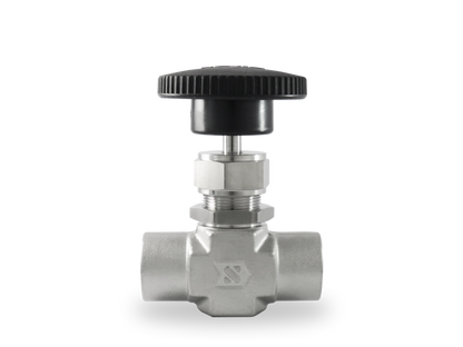 Válvula de Aguja  Forjada  A. Inox S316 3/8" Hembra Roscada NPT
