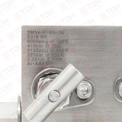 Manifold 5 vias tipo block montaje remoto 1/2" NPT Roscada hembra