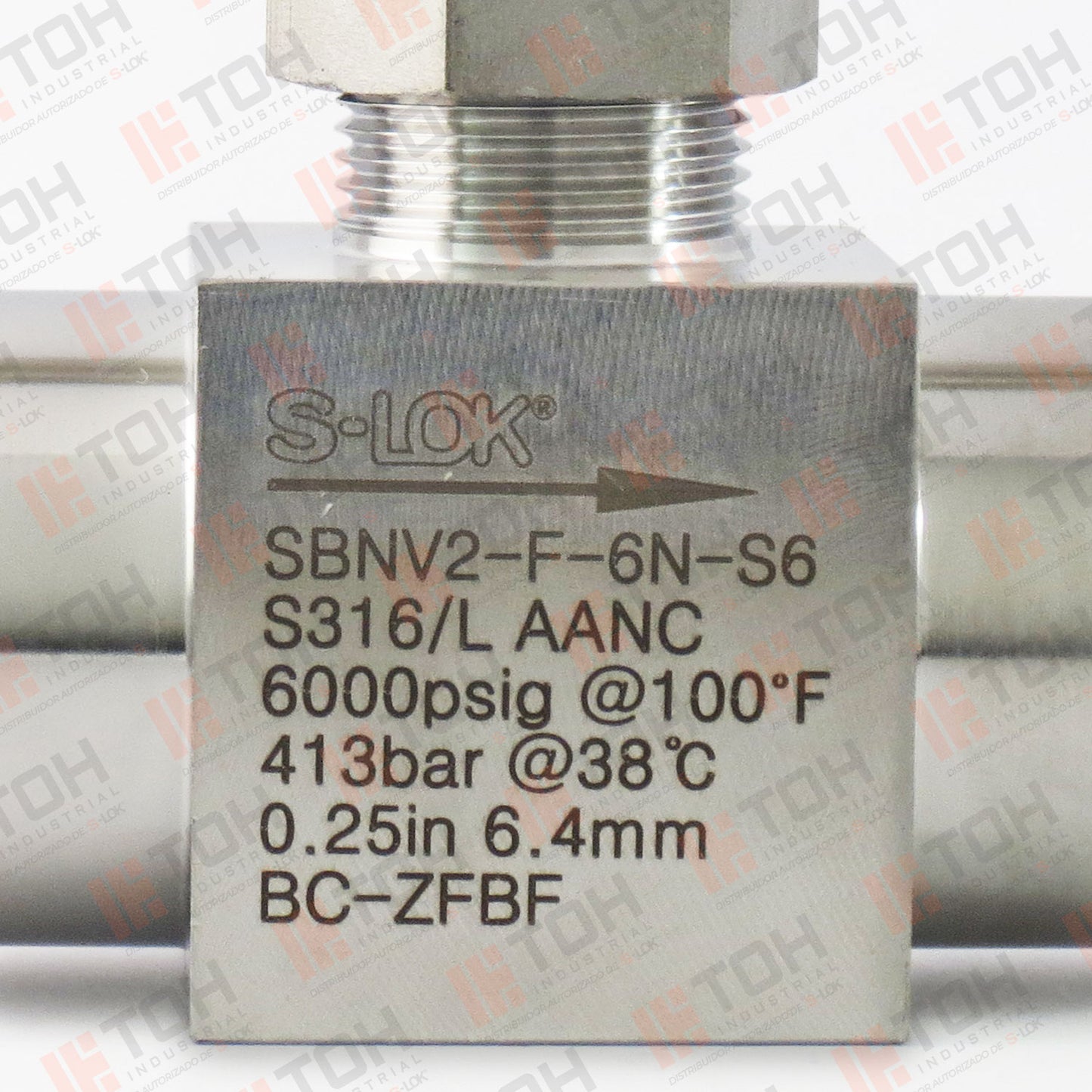 Válvula de Aguja 3/8" Hembra Roscada NPT