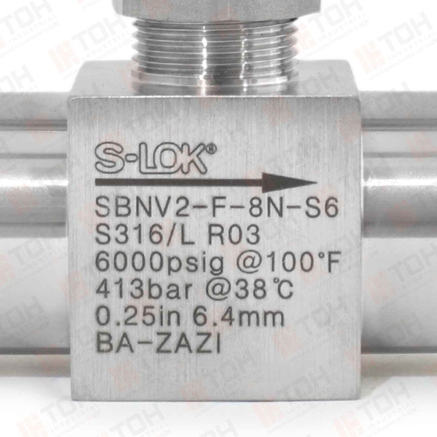 Válvula de Aguja 1/2" Hembra Roscada NPT