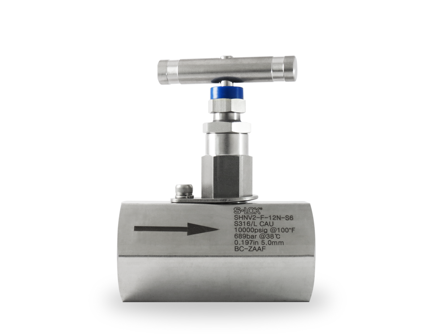 Válvula de Aguja 3/4" Hembra NPT Roscada (10,000 PSI)