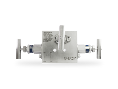 Manifold 3 vias tipo block montaje remoto 1/2 NPT Roscada hembra, AC