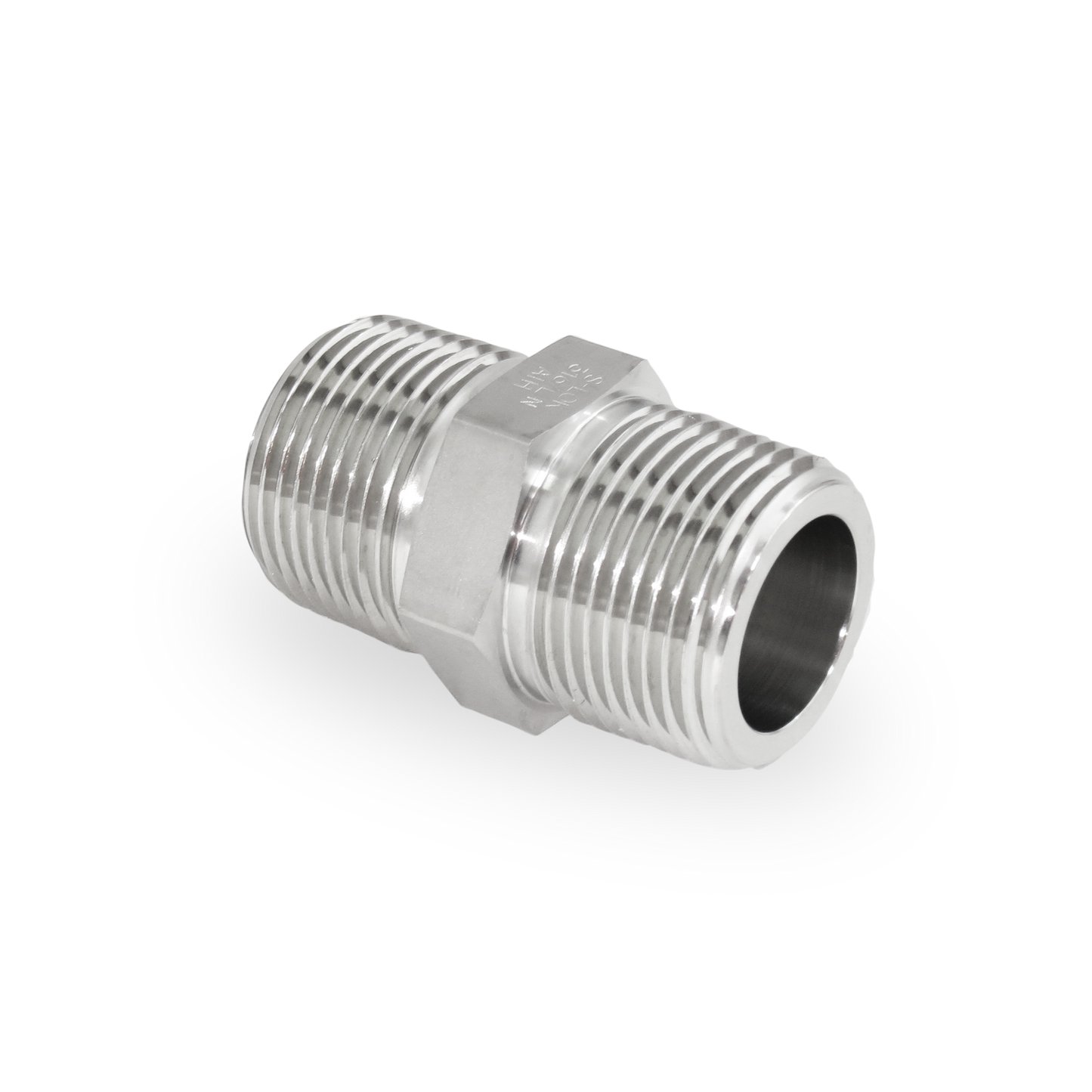 Niple Corto Hexagonal 1" NPT Roscado