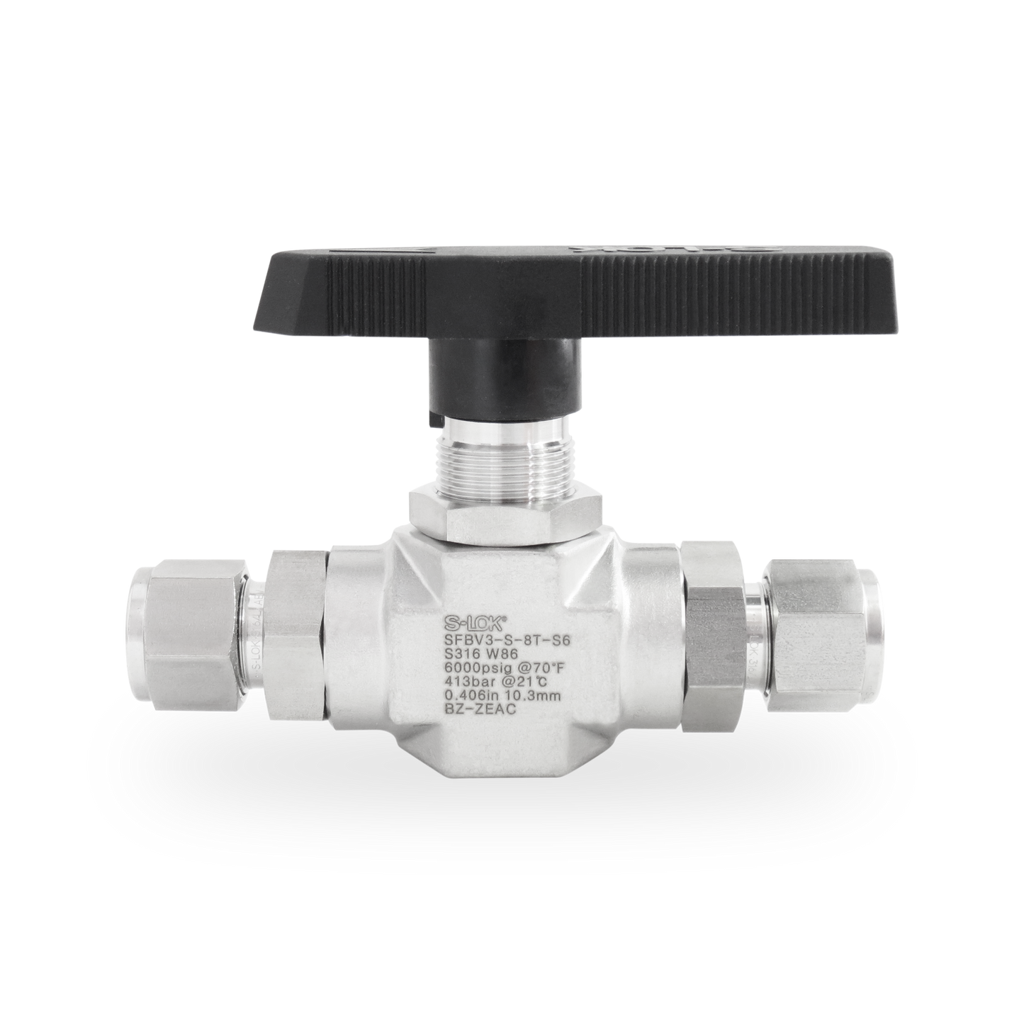 Válvula Bola A. Inox S316 1/2 OD (6000 psi)