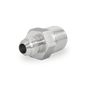 Adaptador Recto 3/8" Flared 37°- JIC (SAE J514) x 1/4 NPT Macho Roscado