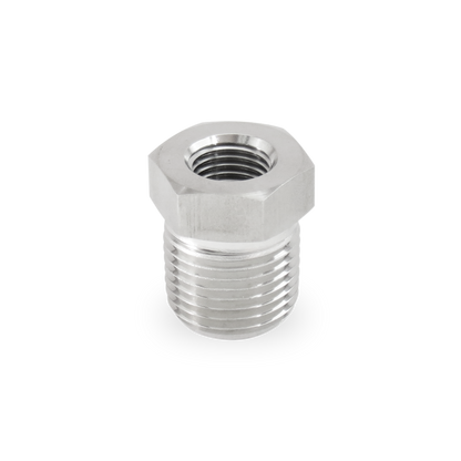 Reducción Bushing 1/2" NPT X 3/8"  NPT Roscada A. Inox S316