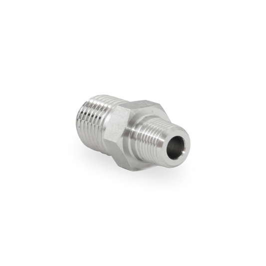 Niple Hexagonal Reducido 1/4"x 1/8" NPT A. Inox S316