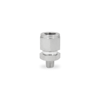 Racor Recto Macho 1/2 OD X 1/8" NPT A. Inox S316