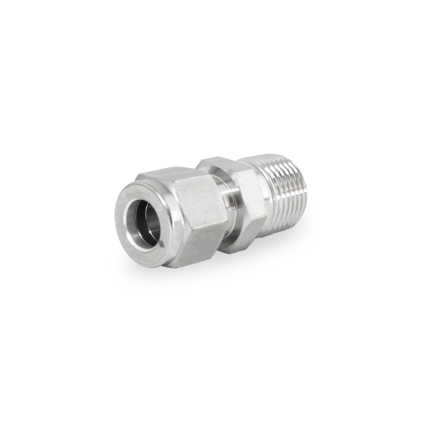 Racor Recto Macho 3/8 OD X 3/8 NPT