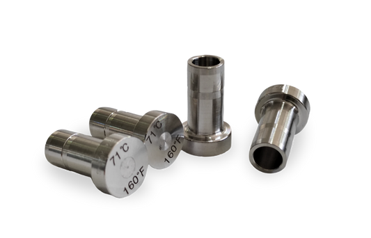 Tapón Fusible (Detector de Calor) 3/8" OD,rango de fusión 71ºC (160ºF)