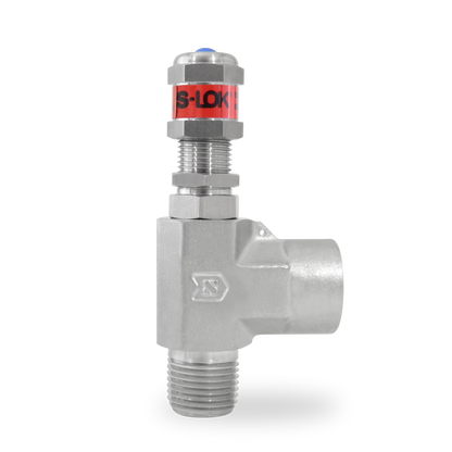 Válvula de Relevo (Alivio) en A Inox S316 1/2" Macho-Hembra NPT Roscada