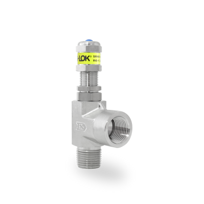 Válvula de Relevo (Alivio) en A Inox S316 1/2" Macho-Hembra NPT Roscada