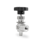 Válvula de Aguja Angular Forjada A. Inox S316 1/4" Hembra-Macho