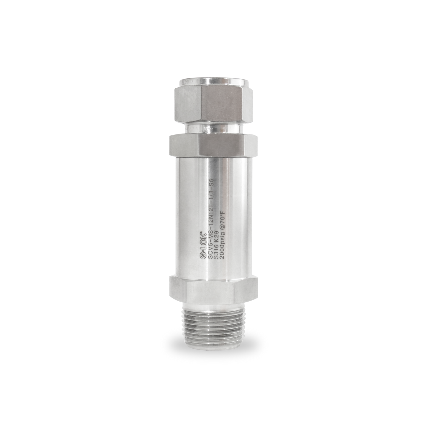 Válvula Check 3/4" NPT X 3/4 OD(Craking 1/3 psi)