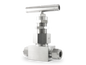 Válvula de Aguja A Inox S316 1/2" OD (6,000 PSI), Bonete Unión, Grafoil