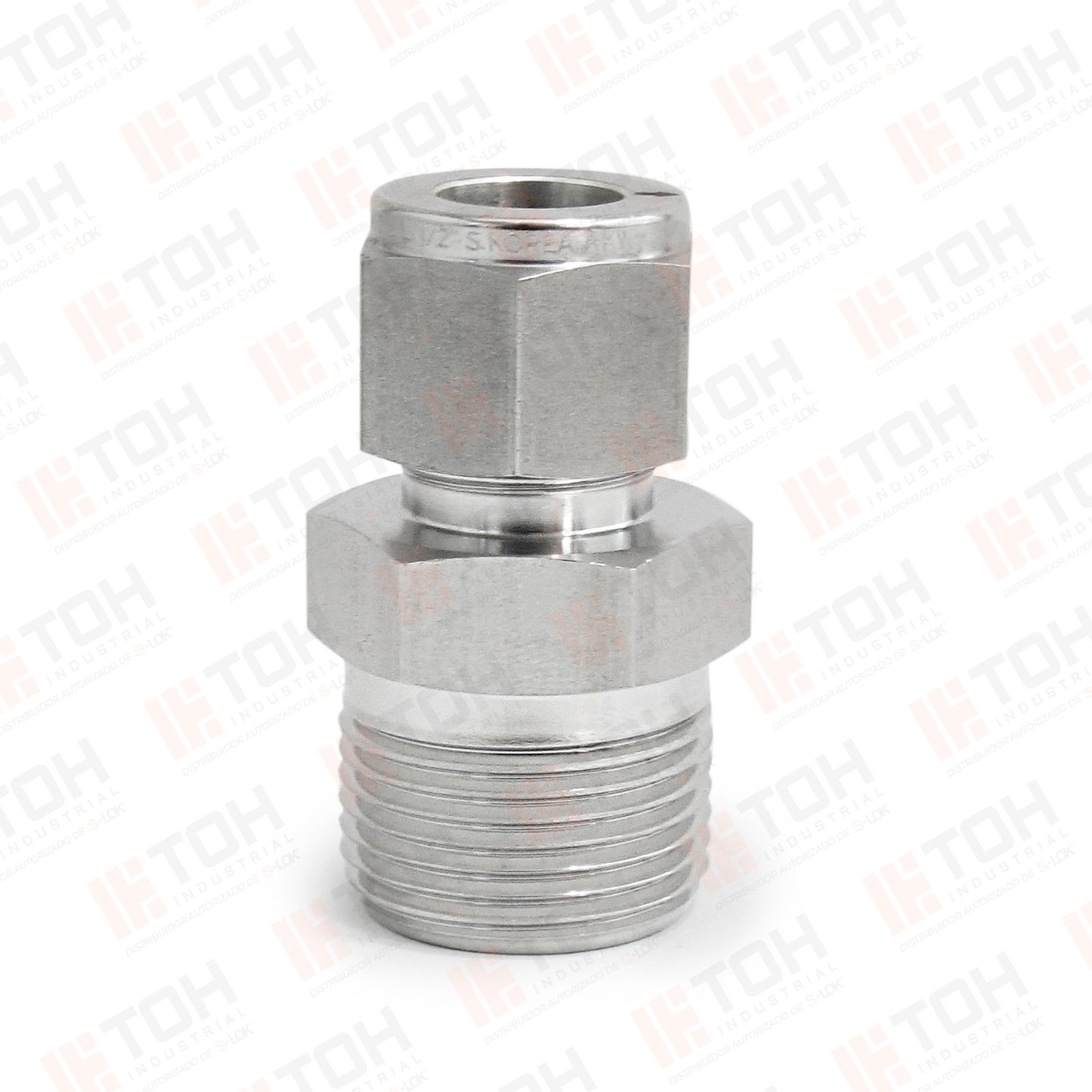 Racor Recto Macho 1/2" OD x 3/4" NPT