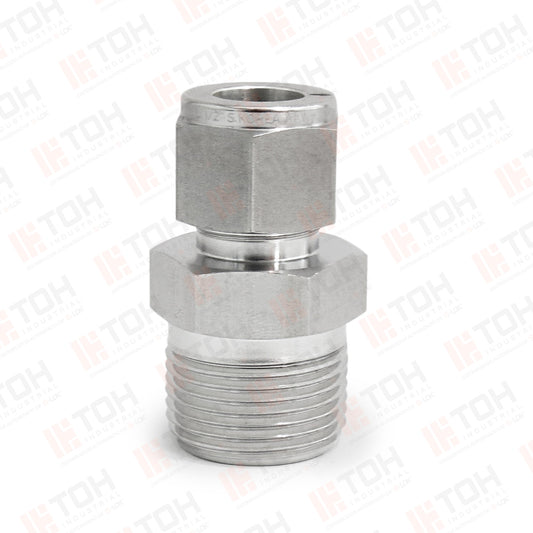 Racor Recto Macho 1/2" OD x 3/4" NPT