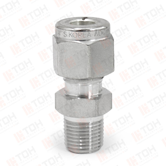 Racor Recto Macho 1/4" OD x 1/8" NPT