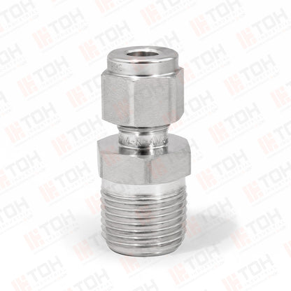 Racor Recto Macho 1/4" OD x 3/8" NPT