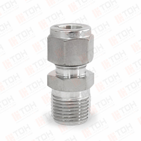Racor Recto Macho 3/8" OD x 3/8" NPT