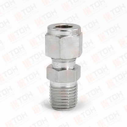 Racor Recto Macho 1/4" OD x 1/4" NPT