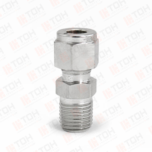 Racor Recto Macho 1/4" OD x 1/4" NPT