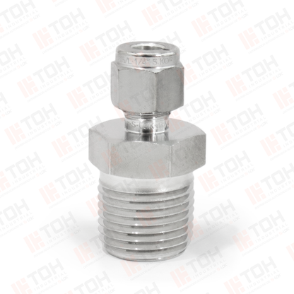 Racor Recto Macho 1/4" OD x 1/2" NPT