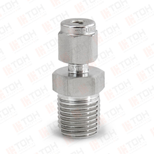 Racor Recto Macho 1/8" OD x 1/4" NPT