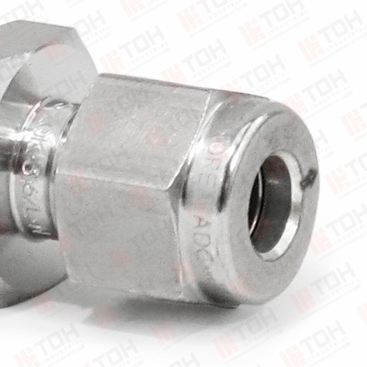 Racor Recto Macho 1/4" OD x 3/8" NPT