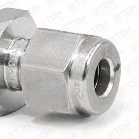 Racor Recto Macho 1/4" OD x 3/8" NPT