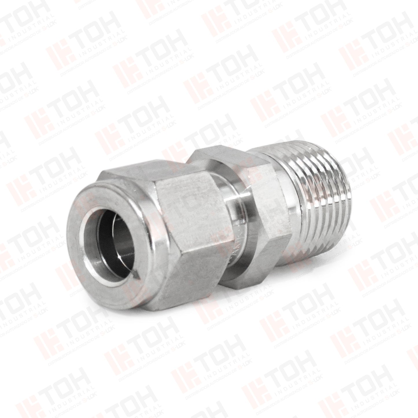 Racor Recto Macho 3/8" OD x 3/8" NPT