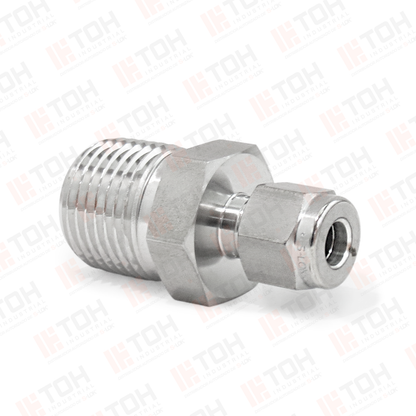Racor Recto Macho 1/4" OD x 1/2" NPT