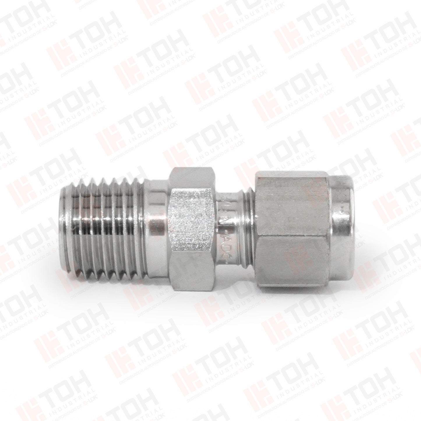 Racor Recto Macho 1/8" OD x 1/4" NPT
