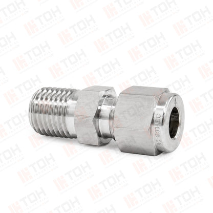 Racor Recto Macho 1/4" OD x 1/4" NPT