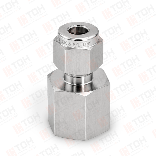 Racor Recto Hembra 1/4" OD x 1/8" NPT