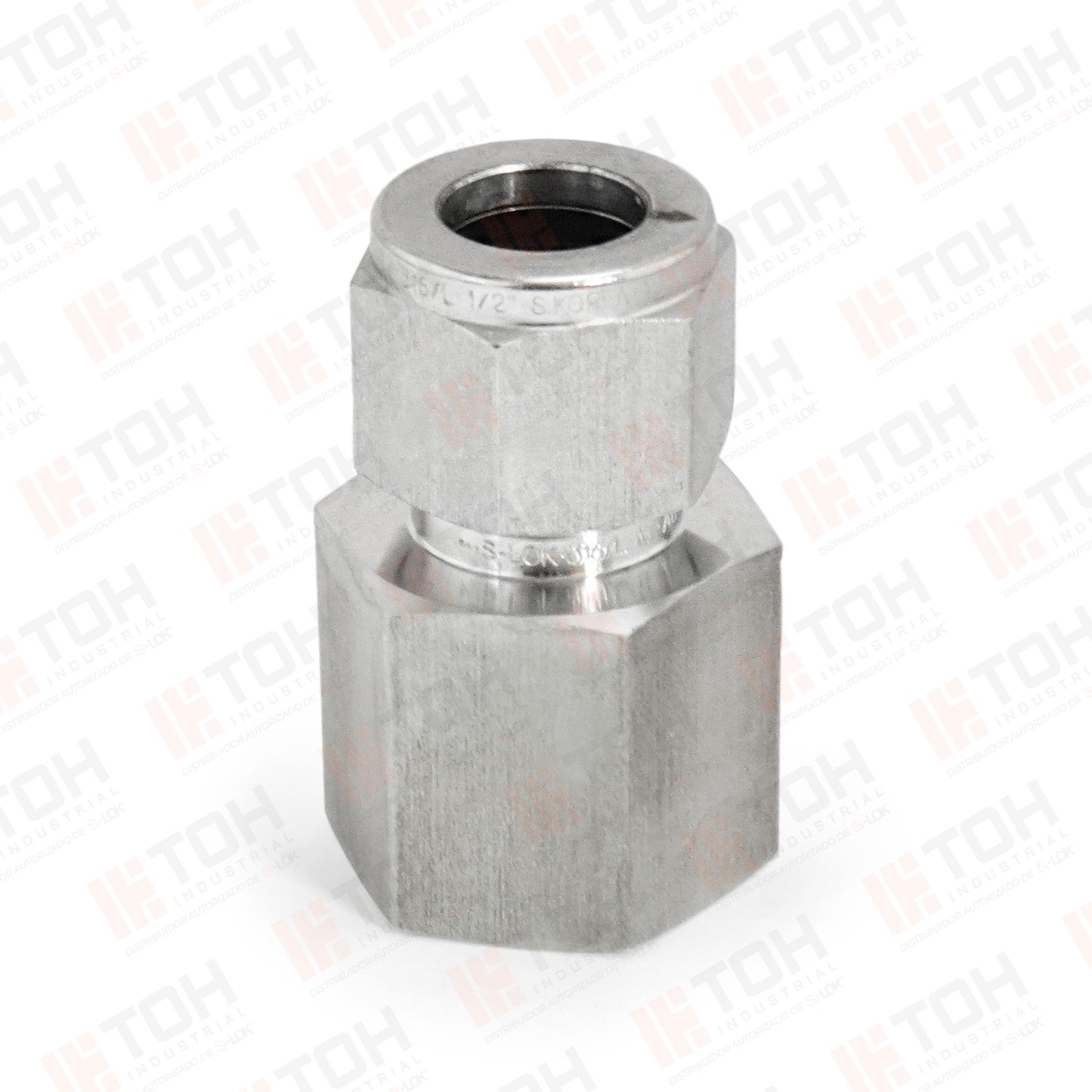 Racor Recto Hembra 1/2" OD x 1/4" NPT
