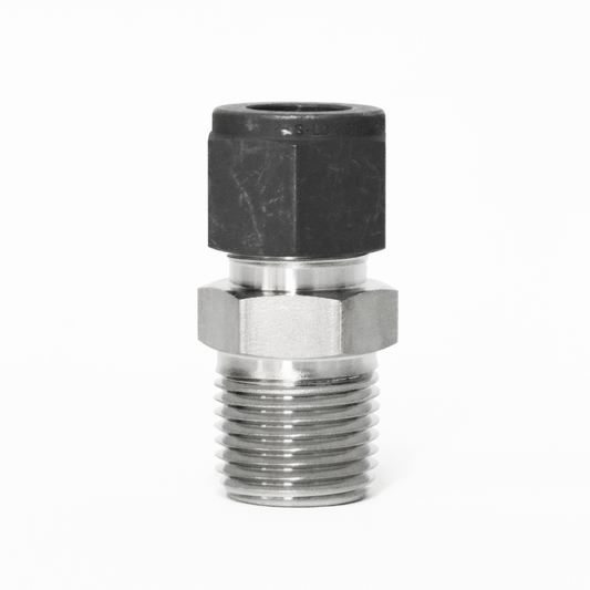 Racor Recto Macho SF 1/2" OD X 1/2" NPT, S-LOK