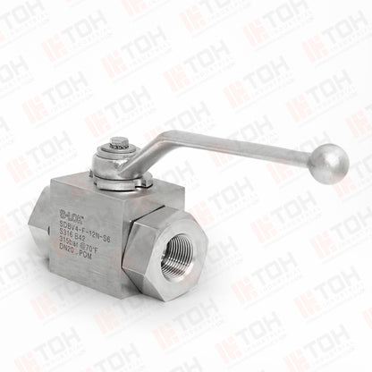 Válvula Bola (DIN) 3/4" NPT Roscada Hembra