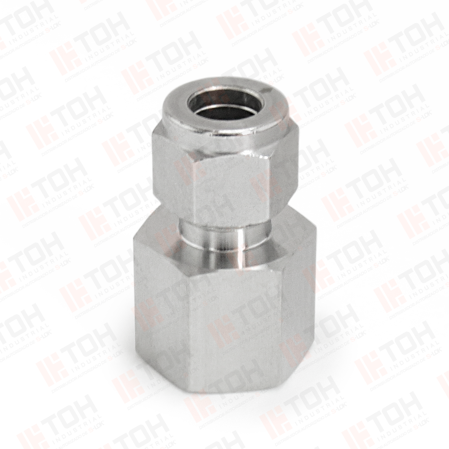 Racor Recto Hembra 3/8" OD x 1/4" NPT