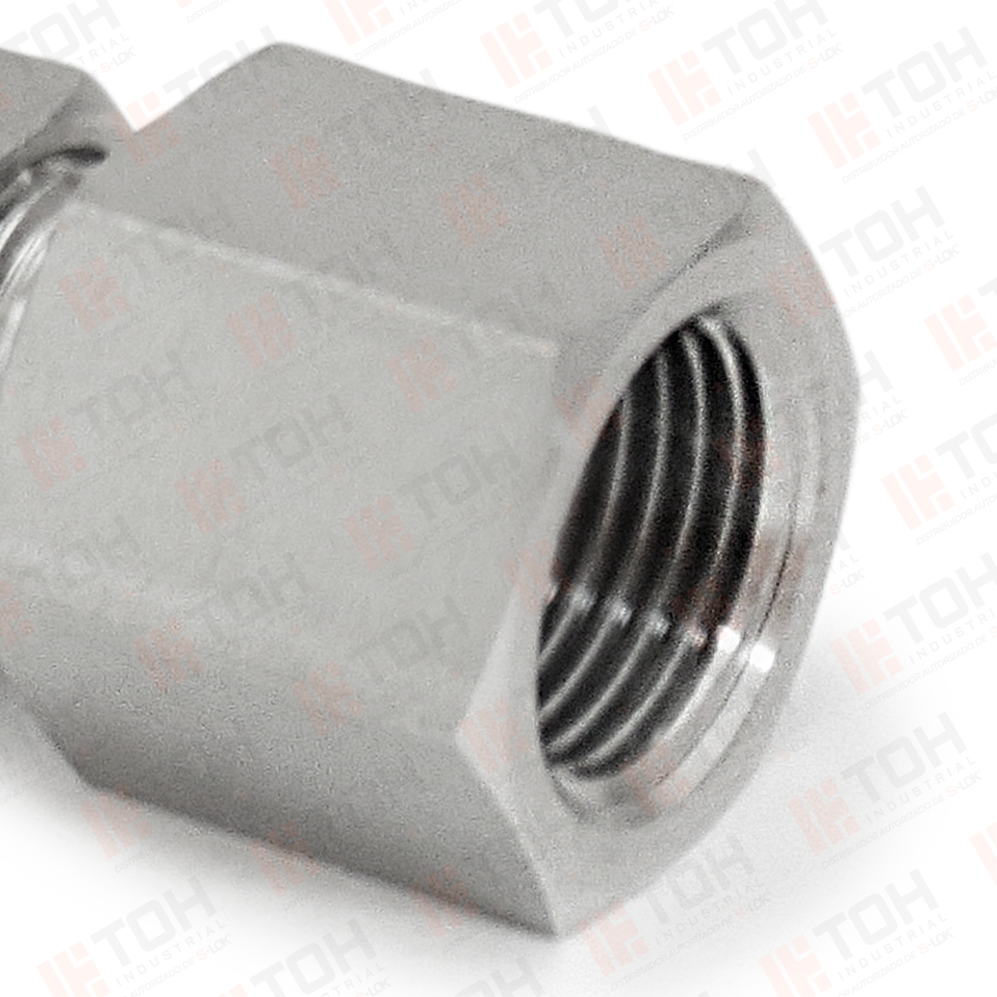 Racor Recto Hembra 3/8" OD x 1/4" NPT